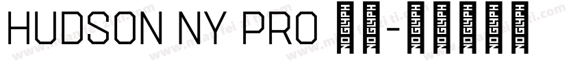 Hudson NY Pro 字体字体转换